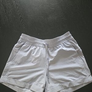 Light Gray Casual Shorts